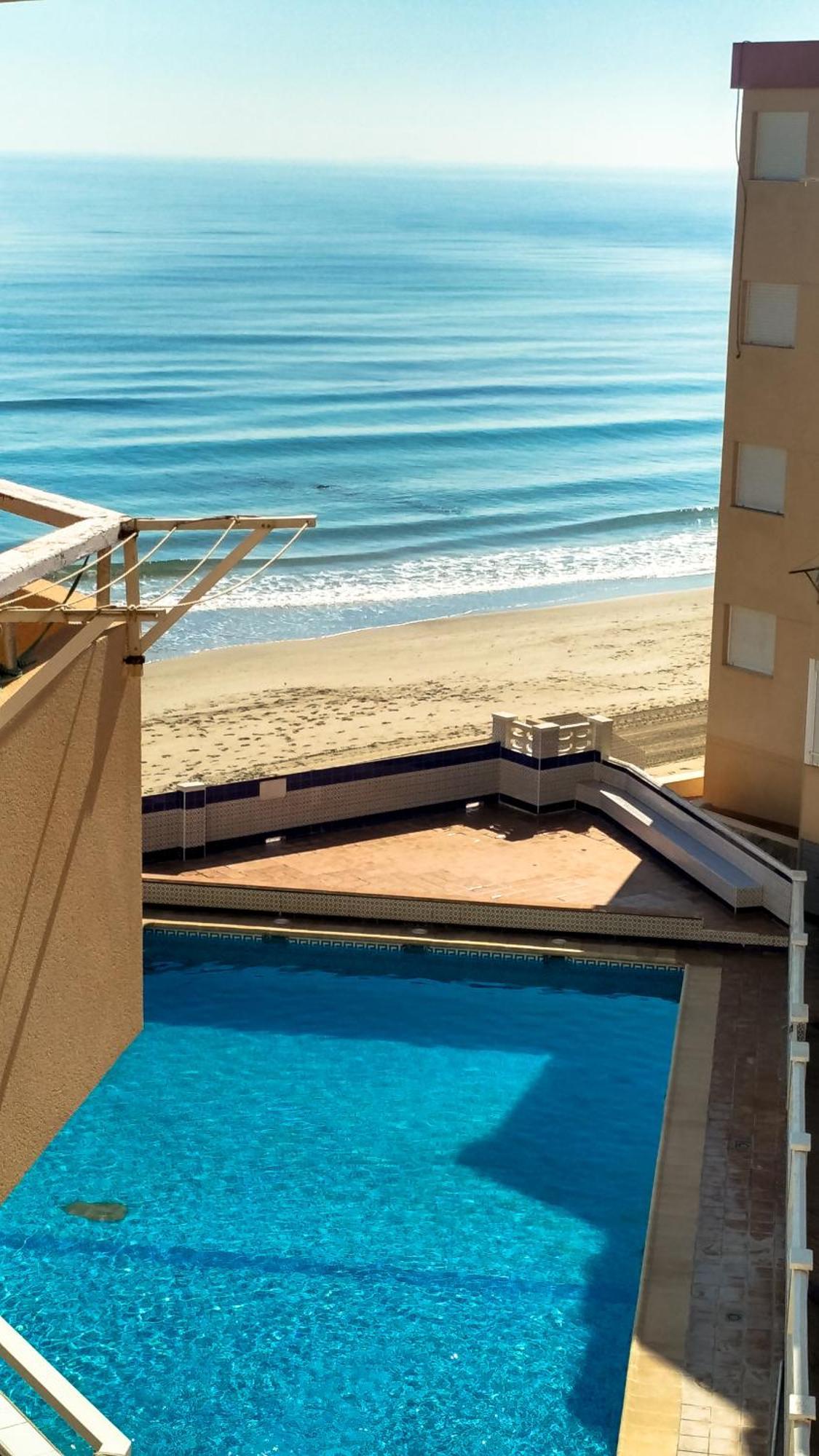 ラ・マンガ・デル・マール・メノールBright Studio With The Seaview And Swimming Poolアパートメント エクステリア 写真